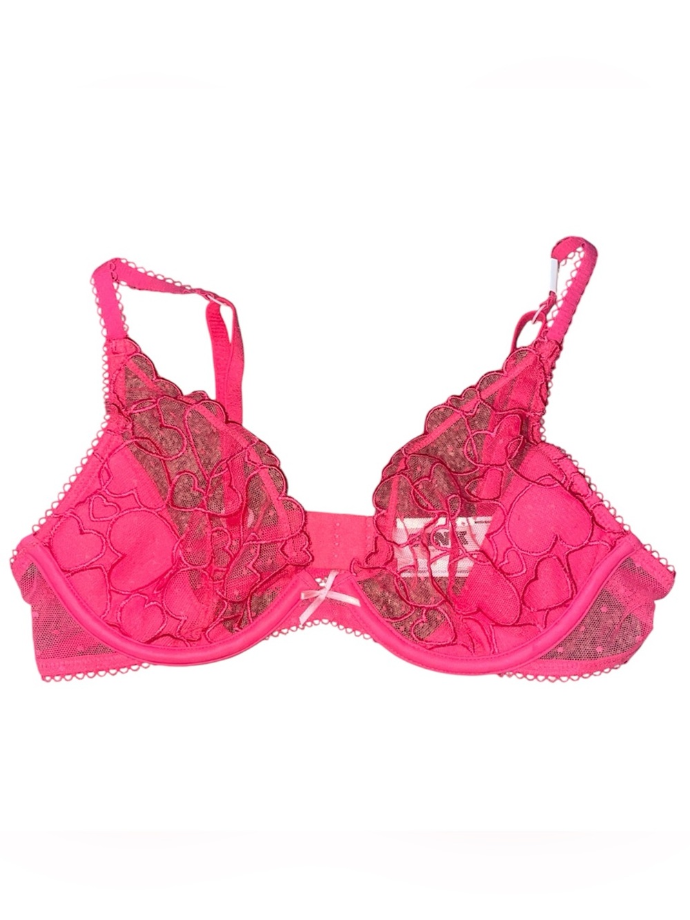 NWT Victoria secret pink heart bralette